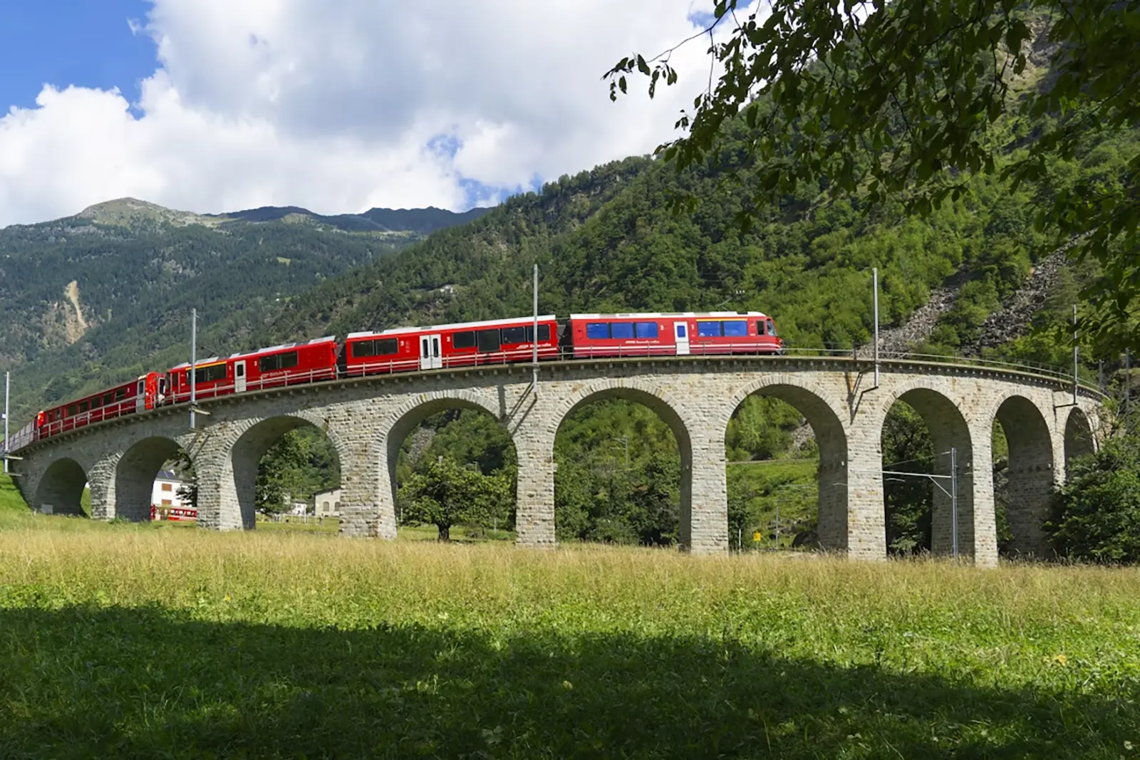 Il TRENINO ROSSO e ST. MORITZ : splendori alpini
